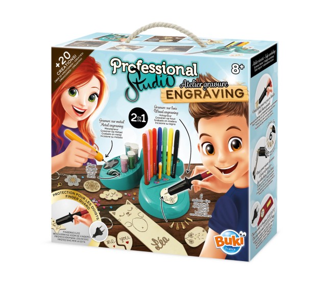 Atelier Profesional de Gravura pentru copii - Set indemanare Atelier Profesional de Gravura pentru copii - Set indemanare