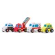 Set 4 vehicule din lemn pentru copii Set 4 vehicule din lemn pentru copii