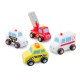 Set 4 vehicule din lemn pentru copii Set 4 vehicule din lemn pentru copii