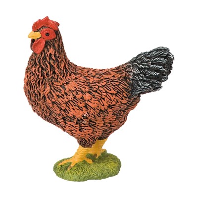 Figurina Gaina Maro - Animal de Ferma, Jucarie Educativa, Model Plastic Realist Figurina Gaina Maro - Animal de Ferma, Jucarie Educativa, Model Plastic Realist