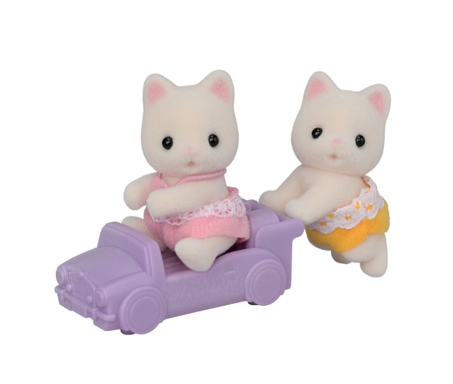 Figurine Sylvanian Families-Gemeni Pisicute Floral Figurine Sylvanian Families-Gemeni Pisicute Floral