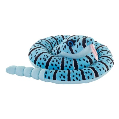 SARPE CU CLOPOTEI albastru- Jucarie de plus Wild Republic 91 cm SARPE CU CLOPOTEI albastru- Jucarie de plus Wild Republic 91 cm