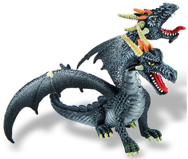 Dragon negru cu 2 capete Dragon negru cu 2 capete