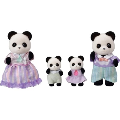 Figurine Sylvanian Families-Familia Ursuletilor Panda Figurine Sylvanian Families-Familia Ursuletilor Panda
