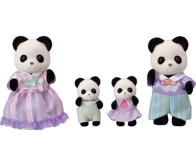 Figurine Sylvanian Families-Familia Ursuletilor Panda Figurine Sylvanian Families-Familia Ursuletilor Panda