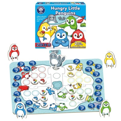 Joc de societate Pinguini Mici si Flamanzi HUNGRY LITTLE PENGUINS