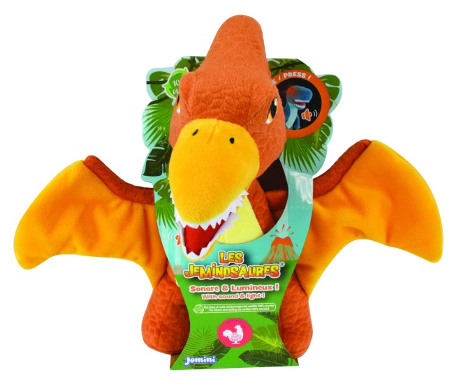 Jucarie Plus Muzicala Jemini Cu Lumini 25cm Dino Pteranodon Jucarie Plus Muzicala Jemini Cu Lumini 25cm Dino Pteranodon