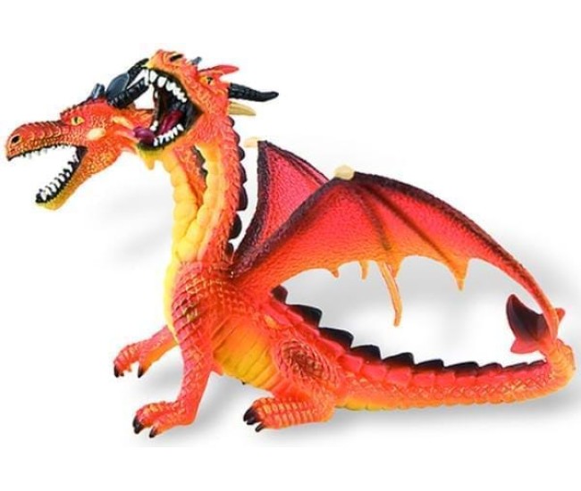 Dragon orange cu 2 capete Dragon orange cu 2 capete