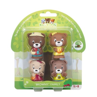 Familia de ursuleti Browny - Pawpaw Family - Set figurine joc de rol Familia de ursuleti Browny - Pawpaw Family - Set figurine joc de rol