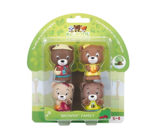 Familia de ursuleti Browny - Pawpaw Family - Set figurine joc de rol Familia de ursuleti Browny - Pawpaw Family - Set figurine joc de rol