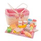 Cos de picnic cu accesorii din lemn - Joc de rol Cos de picnic cu accesorii din lemn - Joc de rol