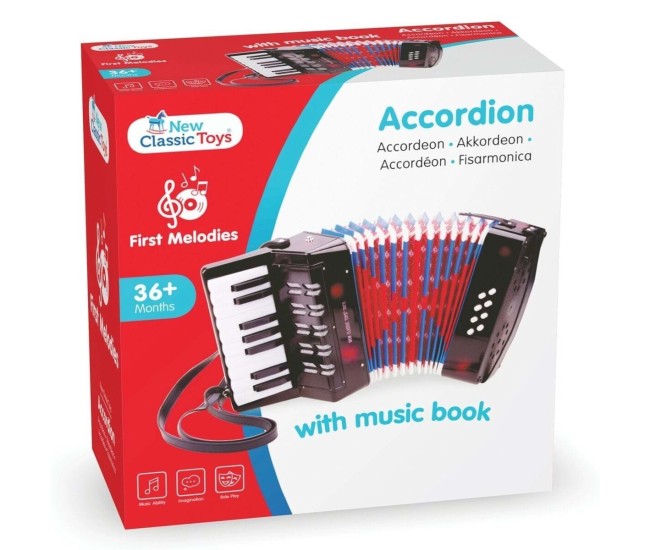 Acordeon mare - Instrument muzical copii - Negru Acordeon mare - Instrument muzical copii - Negru