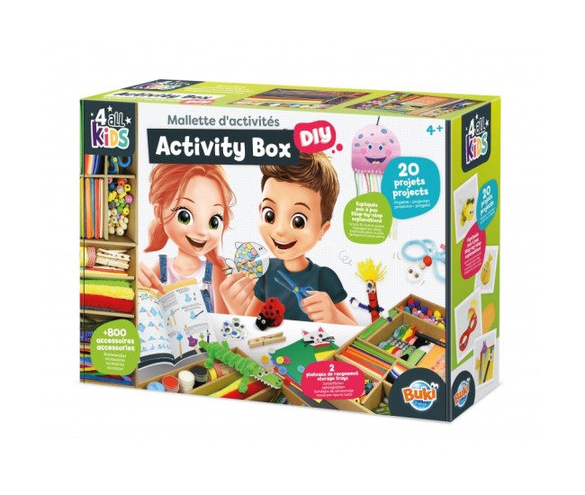 Cutie cu materiale DIY - 20 activitati lucru manual