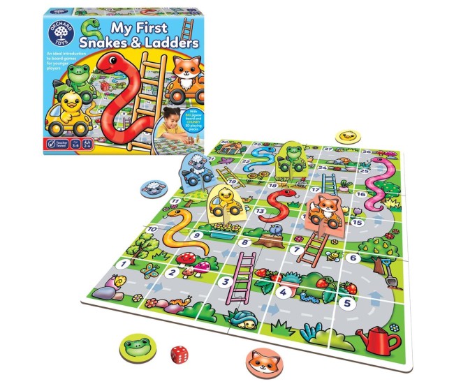 Joc de societate Serpi si Scari MY FIRST SNAKES AND LADDERS Joc de societate Serpi si Scari MY FIRST SNAKES AND LADDERS