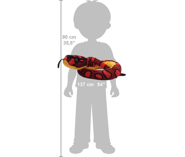 Sarpe RAINBOW BOA- Jucarie Plus Wild Republic 137 cm Sarpe RAINBOW BOA- Jucarie Plus Wild Republic 137 cm