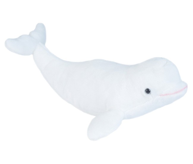 Balena Beluga - Jucarie Plus 20 cm
