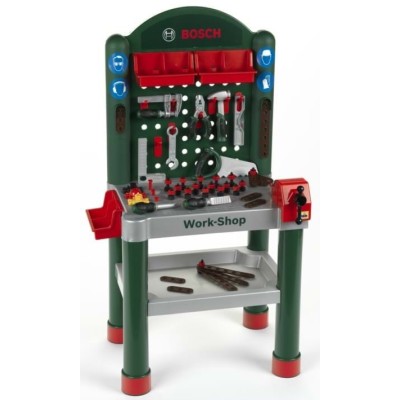 Banc de lucru cu unelte si accesorii Bosch - Set de indemanare