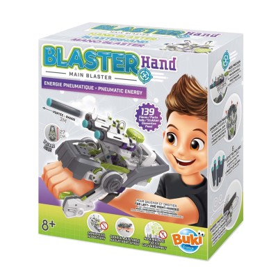 Blaster cu proiectile pentru mana - Set de indemanare pentru copii