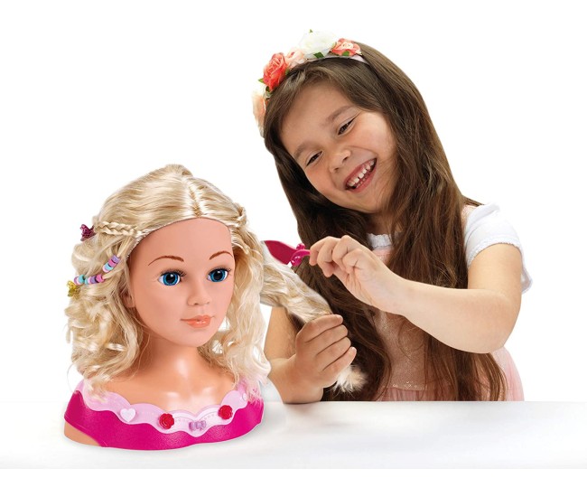Bust papusa Emma pentru machiat si coafat - mare Bust papusa Emma pentru machiat si coafat - mare
