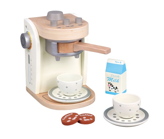 Cafetiera lemn Alb New Classic Toys Cafetiera lemn Alb New Classic Toys