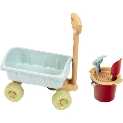 Carucior Cu Maner Si Set Galetica - plastic reciclat
