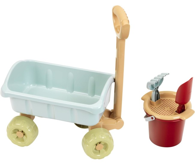 Carucior Cu Maner Si Set Galetica - plastic reciclat Carucior Cu Maner Si Set Galetica - plastic reciclat
