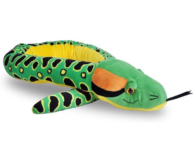 Sarpe ANACONDA verde inchis- Jucarie Plus Wild Republic 137 cm Sarpe ANACONDA verde inchis- Jucarie Plus Wild Republic 137 cm
