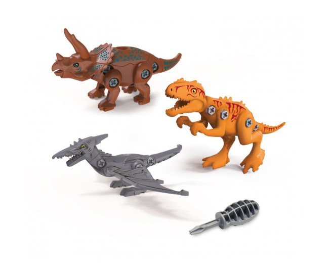 Dinozaur DIY - Set constructie cu 3 Modele Dinozaur DIY - Set constructie cu 3 Modele