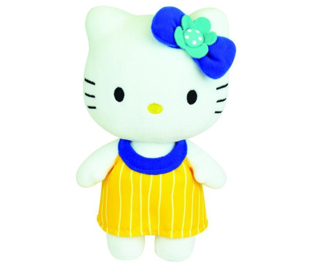 Jucarie Plus Jemini 20cm Hello Kitty - Rochita Galbena Jucarie Plus Jemini 20cm Hello Kitty - Rochita Galbena