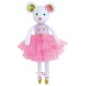 Jucarie Plus Muzicala Jemini 40cm Balerina Soricel Alb