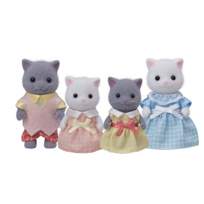 Figurine Sylvanian Families-Familia Pisicutelor Persane Figurine Sylvanian Families-Familia Pisicutelor Persane