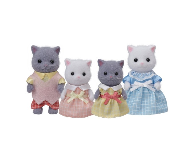 Figurine Sylvanian Families-Familia Pisicutelor Persane Figurine Sylvanian Families-Familia Pisicutelor Persane