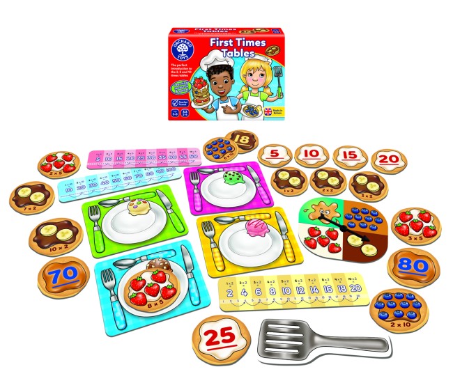 Joc educativ Tabla inmultirii pentru incepatori First times Tables Joc educativ Tabla inmultirii pentru incepatori First times Tables