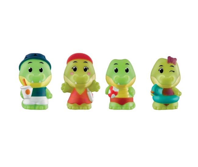 Familia Croco cu haine care isi schimba culoarea in apa Familia Croco cu haine care isi schimba culoarea in apa