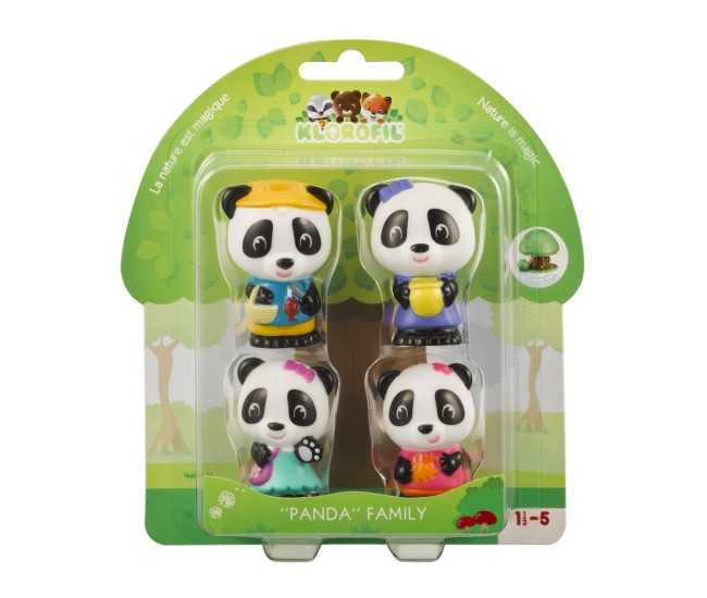 Familia de ursuleti Panda - Set figurine joc de rol Familia de ursuleti Panda - Set figurine joc de rol