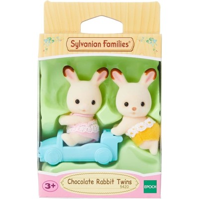 Figurine Sylvanian Families-Gemenii Iepurasi Chocolate