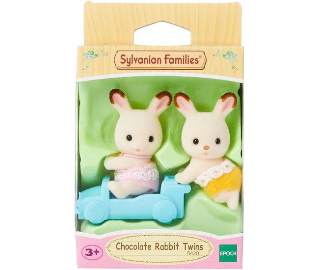 Figurine Sylvanian Families-Gemenii Iepurasi Chocolate Figurine Sylvanian Families-Gemenii Iepurasi Chocolate