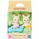 Figurine Sylvanian Families-Gemenii Iepurasi Chocolate Figurine Sylvanian Families-Gemenii Iepurasi Chocolate