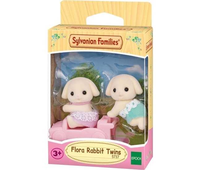 Figurine Sylvanian Families-Gemenii Iepurasi Flora Figurine Sylvanian Families-Gemenii Iepurasi Flora