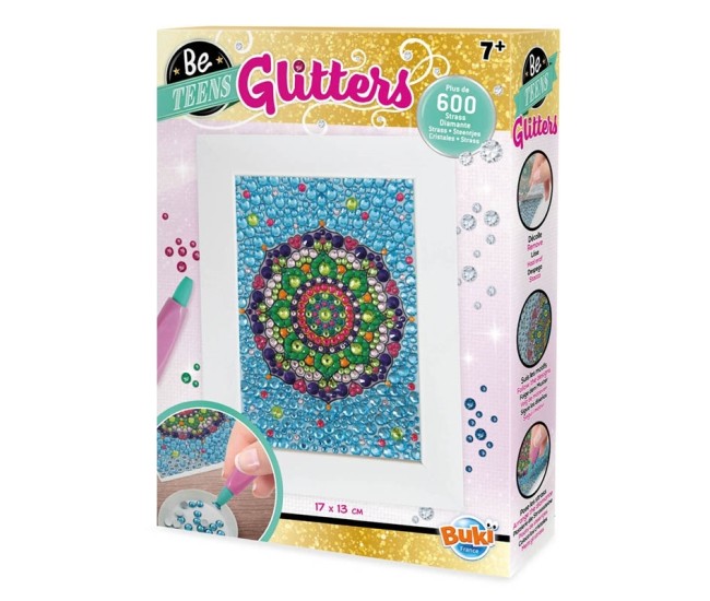 France Buki France Glitters - Mandala - Jucarie Educativa de inalta calitate pentru copii
