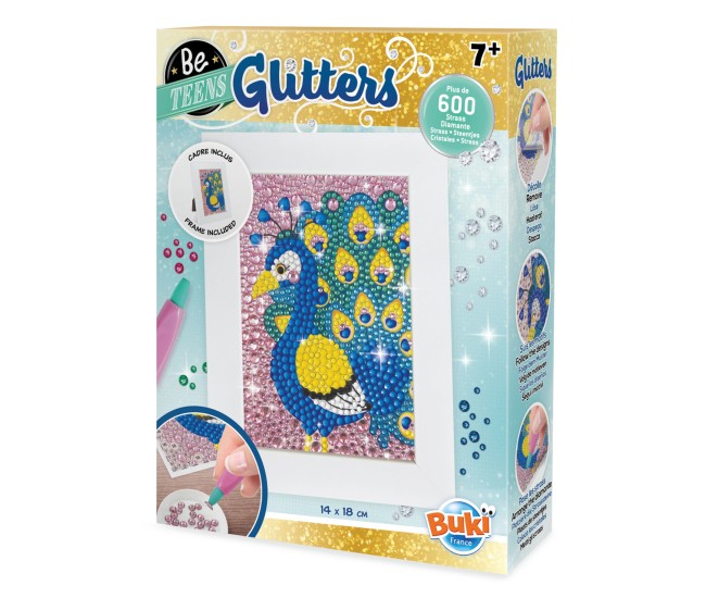 Glitters Paun - Set Creativ cu 600 Margele Glitters Paun - Set Creativ cu 600 Margele