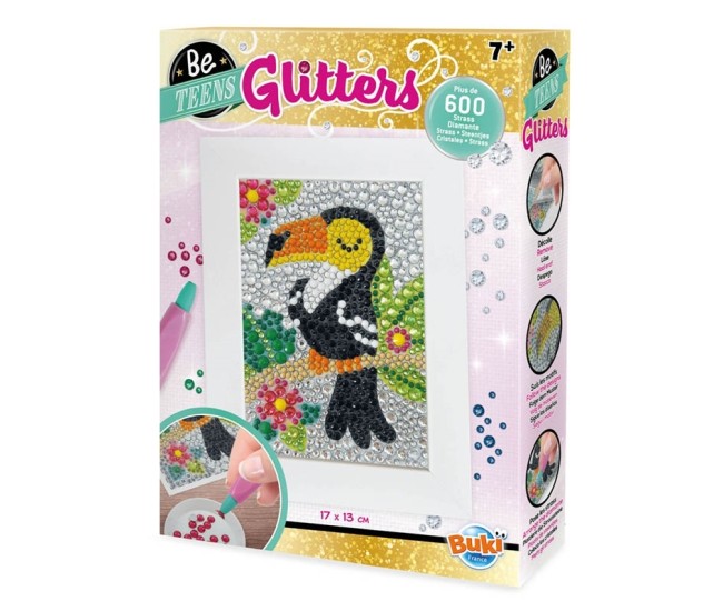Glitters Tucan - Set Creativ pentru Copii cu Glitters Tucan - Set Creativ pentru Copii cu