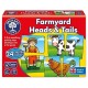 Joc educativ asociere - Prietenii De La Ferma - Farmyard Heads  Tails