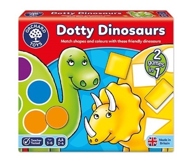 Joc educativ Dinozaurii cu pete DOTTY DINOSAURS