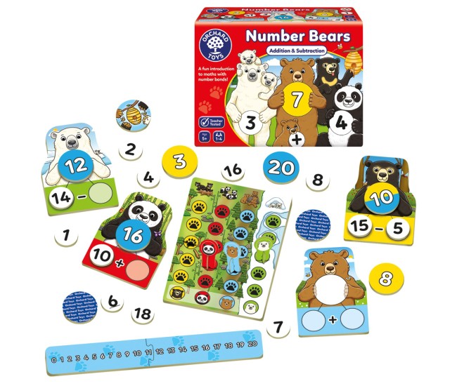 Joc educativ Numarul Ursuletilor - Number Bears Joc educativ Numarul Ursuletilor - Number Bears