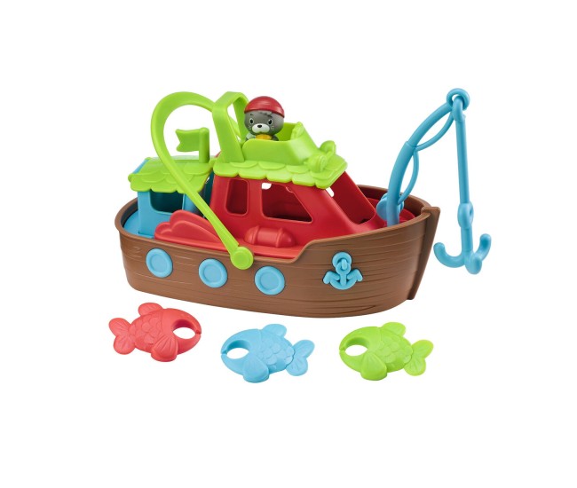 Jucarie 3 in 1 - Barcute pentru baie cu figurina Morsa Jucarie 3 in 1 - Barcute pentru baie cu figurina Morsa
