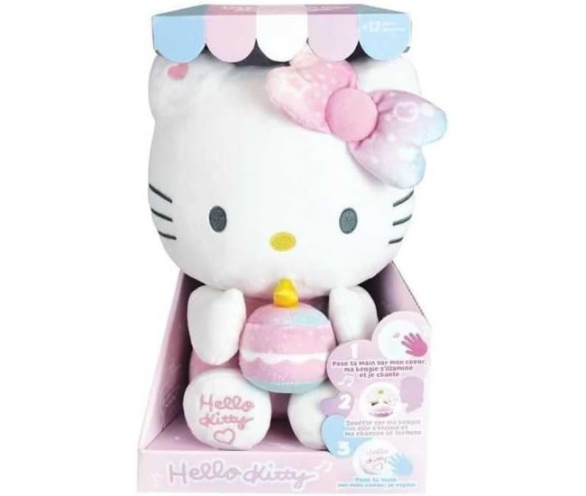 Jucarie Plus Jemini Zi De Nastere Cu Activitati 26 cm Hello Kitty