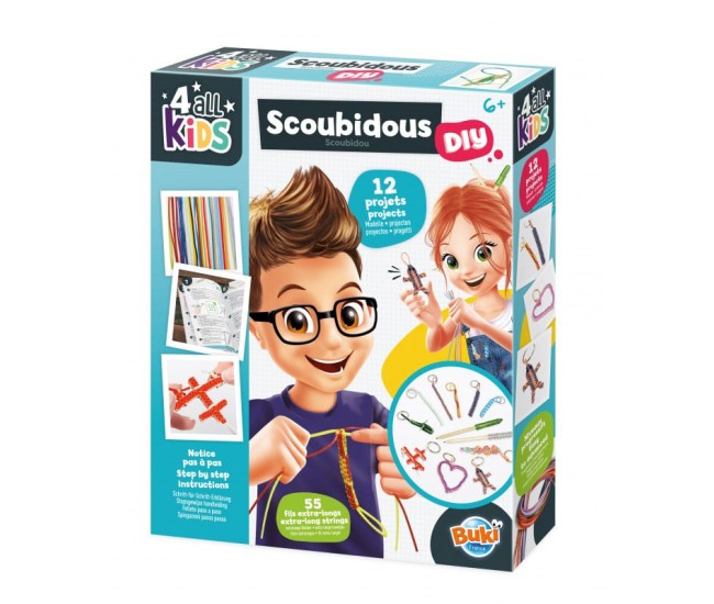 Kit lucru manual impletituri Scoubidou