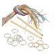 Kit lucru manual impletituri Scoubidou