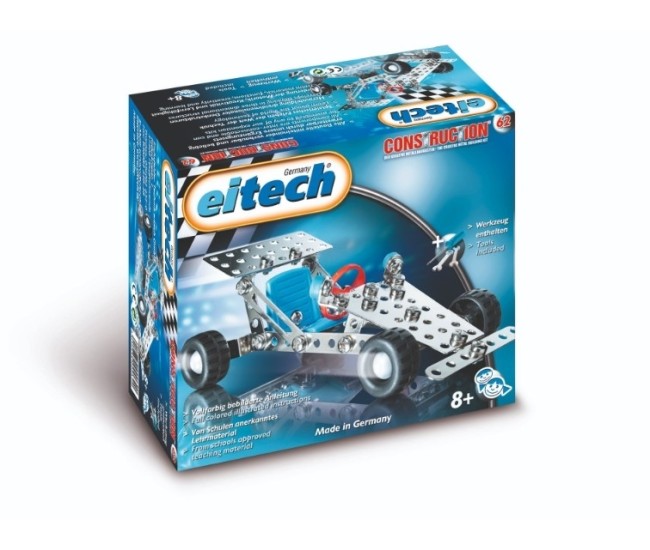 Set constructie Masina de Curse Eitech - piese din Otel Lustruit
